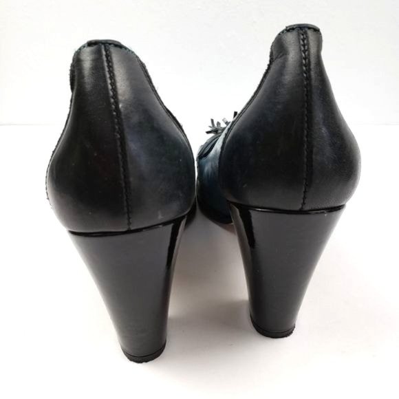 Comptoir Des Cotonniers teal shoes with tassel - Picture 6 of 8